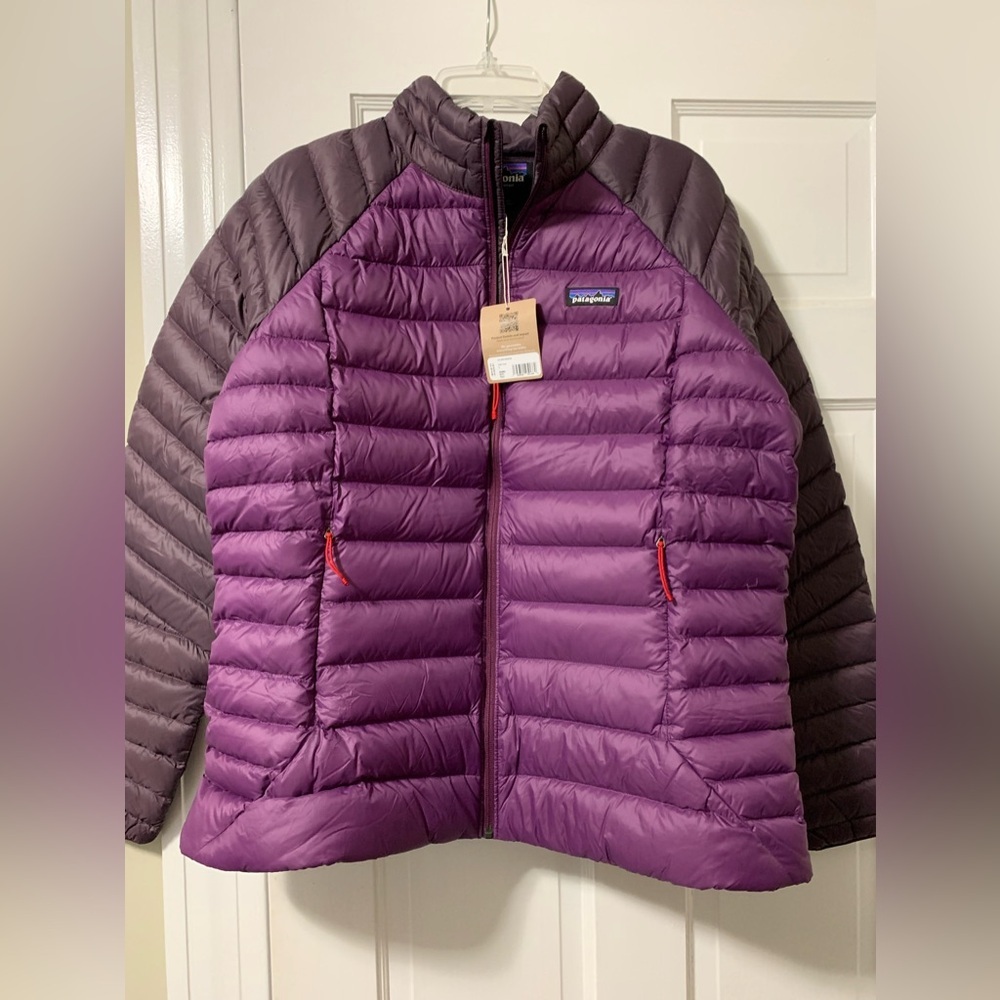 NWT Patagonia down sweater women's xl jacket coat night plum